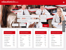 Tablet Screenshot of educationjobs.com